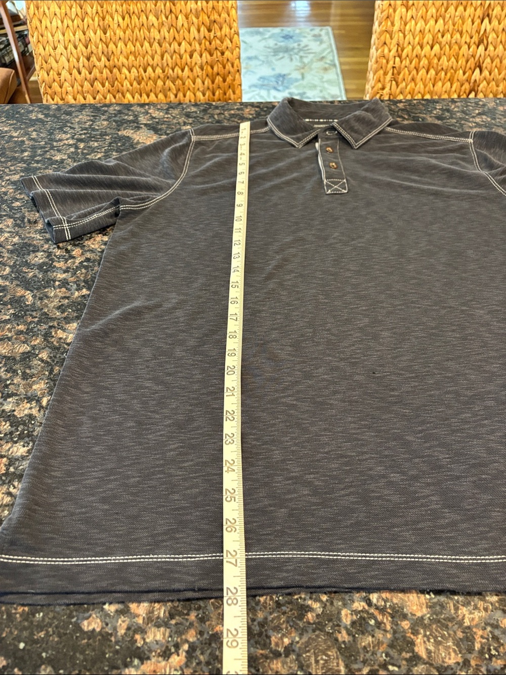 Johnston & Murphy Men's Vintage Slub Polo - Picture 5 of 11